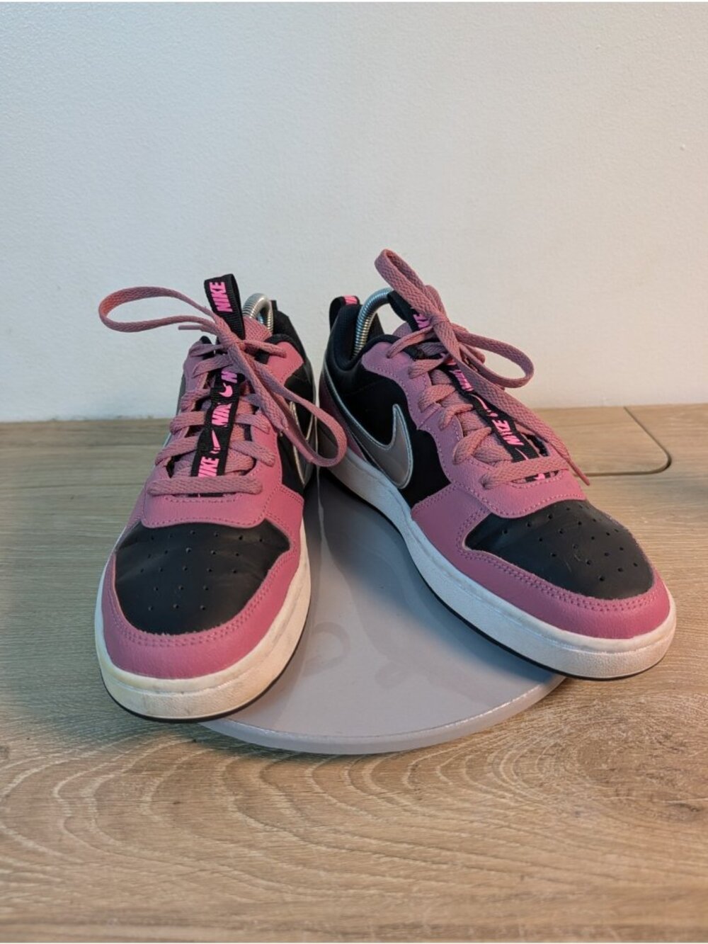 Nike Court Borough Low 2 SE GS Desert Berry Black Pink Size 7Y CT3964-600